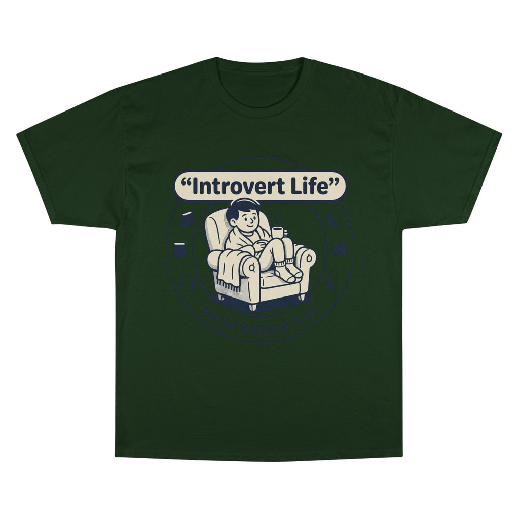 Introvert Life T-Shirt — "Social Battery: Low" Graphic Tee