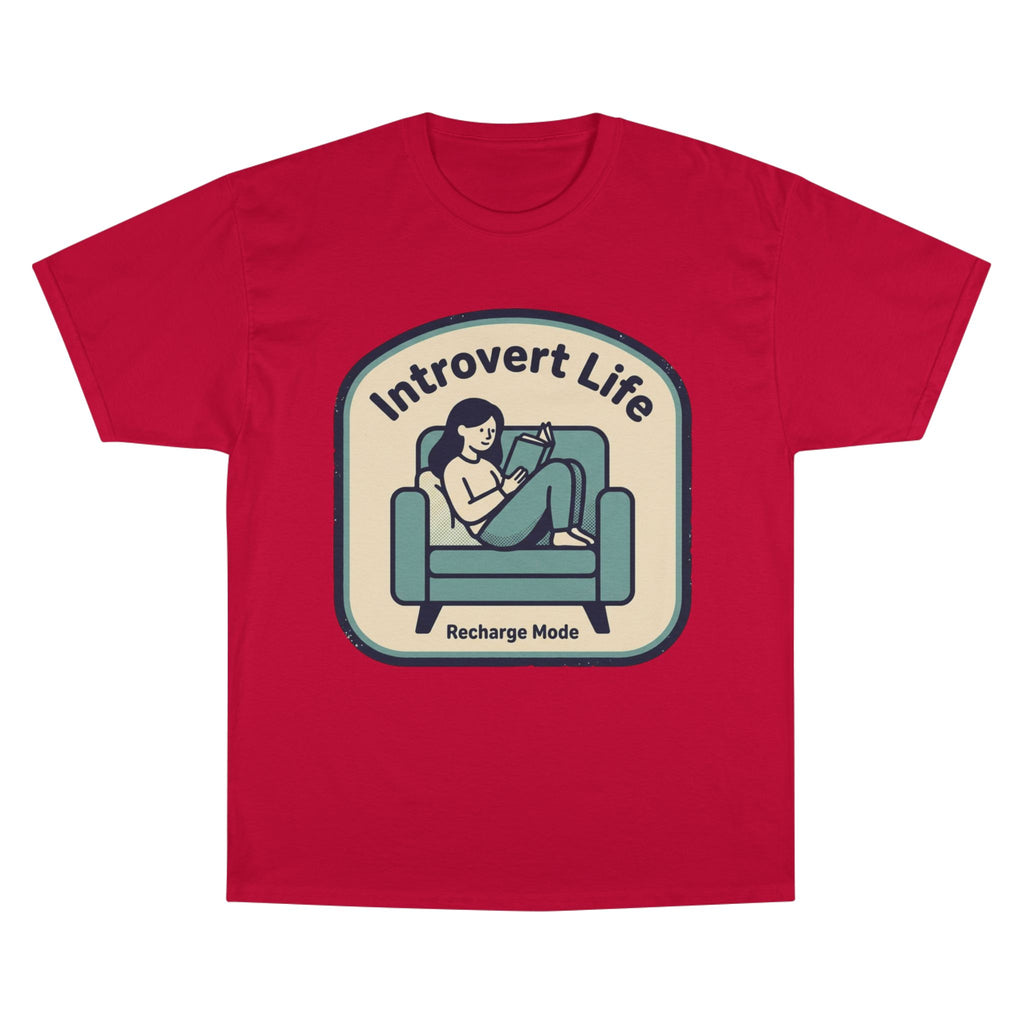 Introvert Life T-Shirt — "Recharge Mode" Cozy Lounge Tee