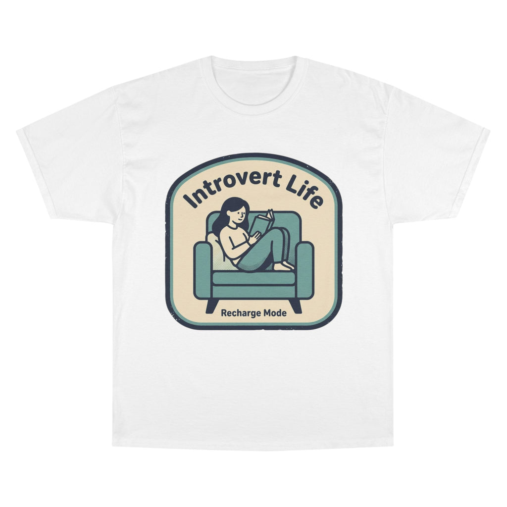 Introvert Life T-Shirt — "Recharge Mode" Cozy Lounge Tee