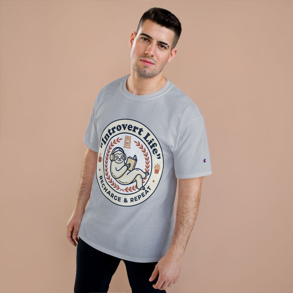 Introvert Life T‑Shirt — "Introvert Life: Recharge & Repeat" Graphic Tee