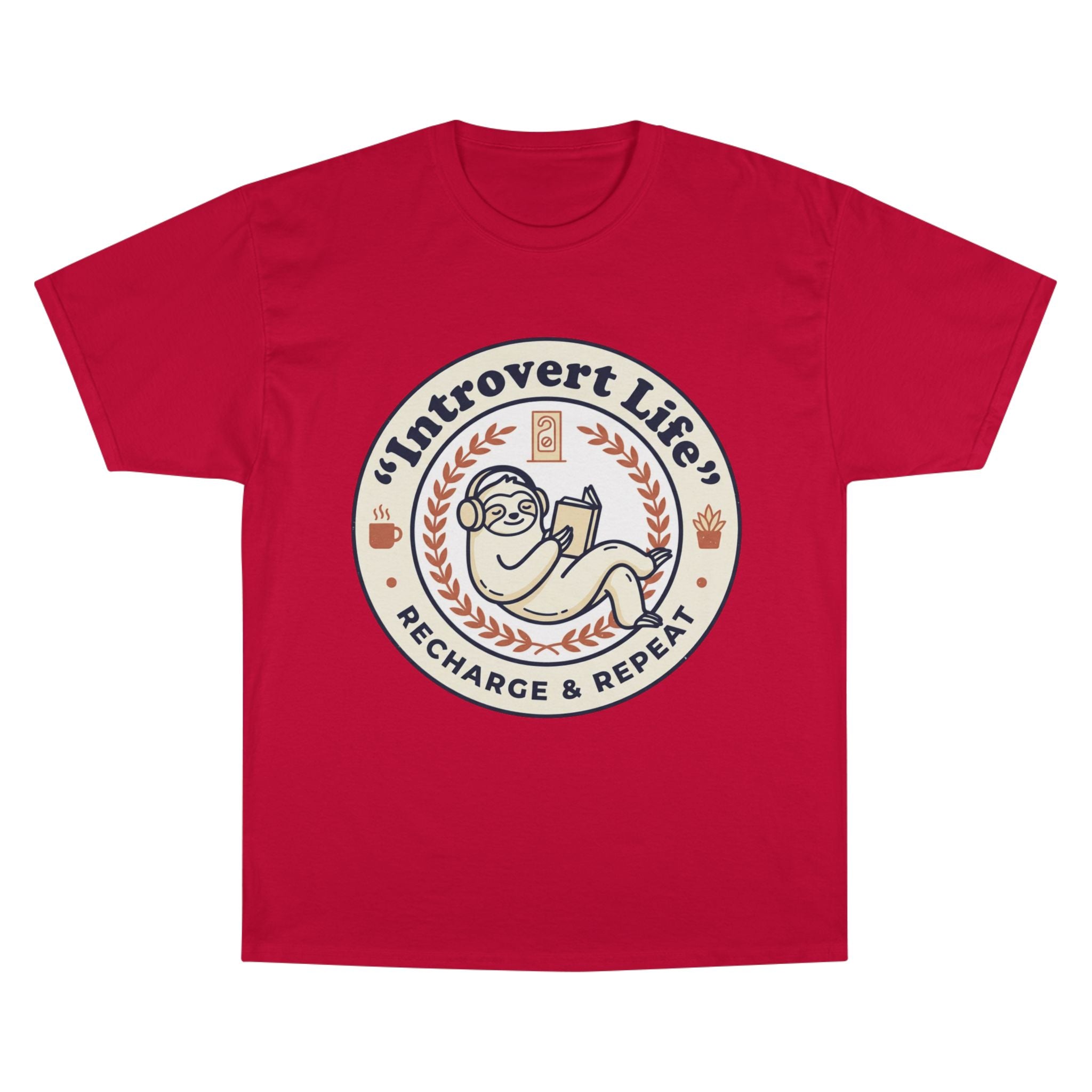 Introvert Life T‑Shirt — "Introvert Life: Recharge & Repeat" Graphic Tee