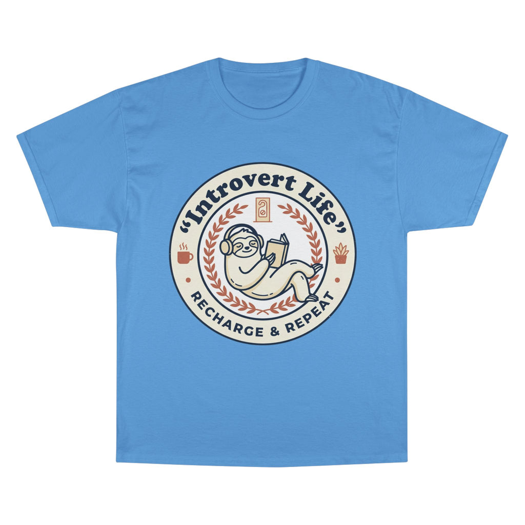 Introvert Life T‑Shirt — "Introvert Life: Recharge & Repeat" Graphic Tee
