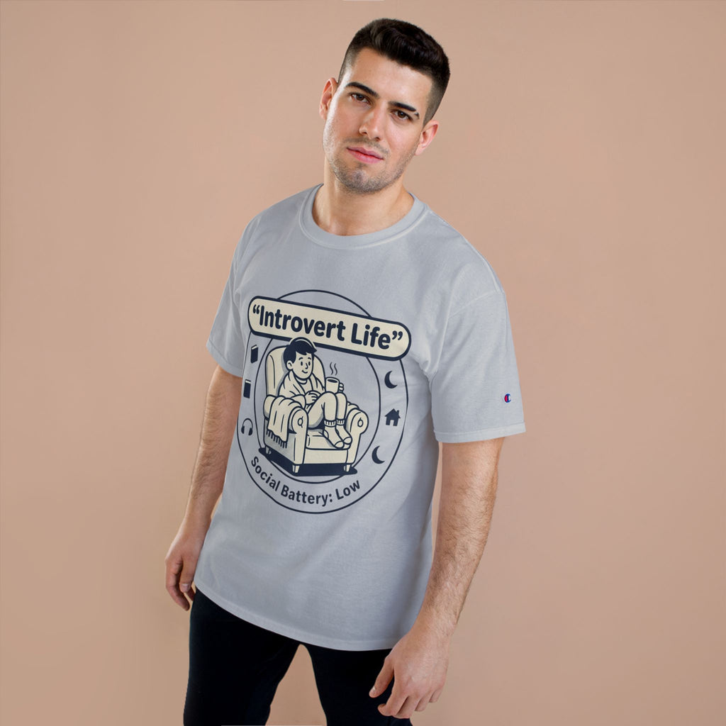 Introvert Life T-Shirt — "Social Battery: Low" Graphic Tee