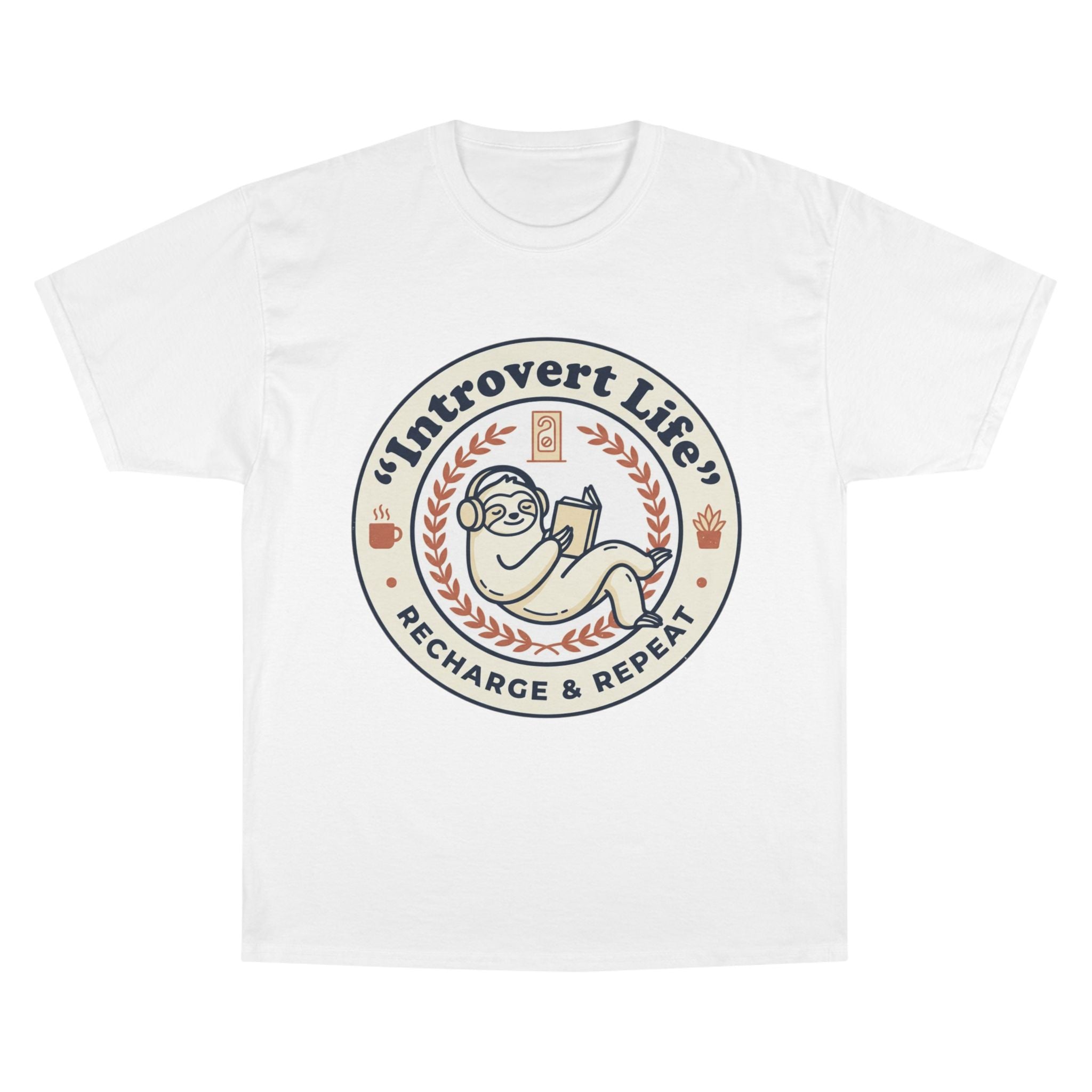 Introvert Life T‑Shirt — "Introvert Life: Recharge & Repeat" Graphic Tee