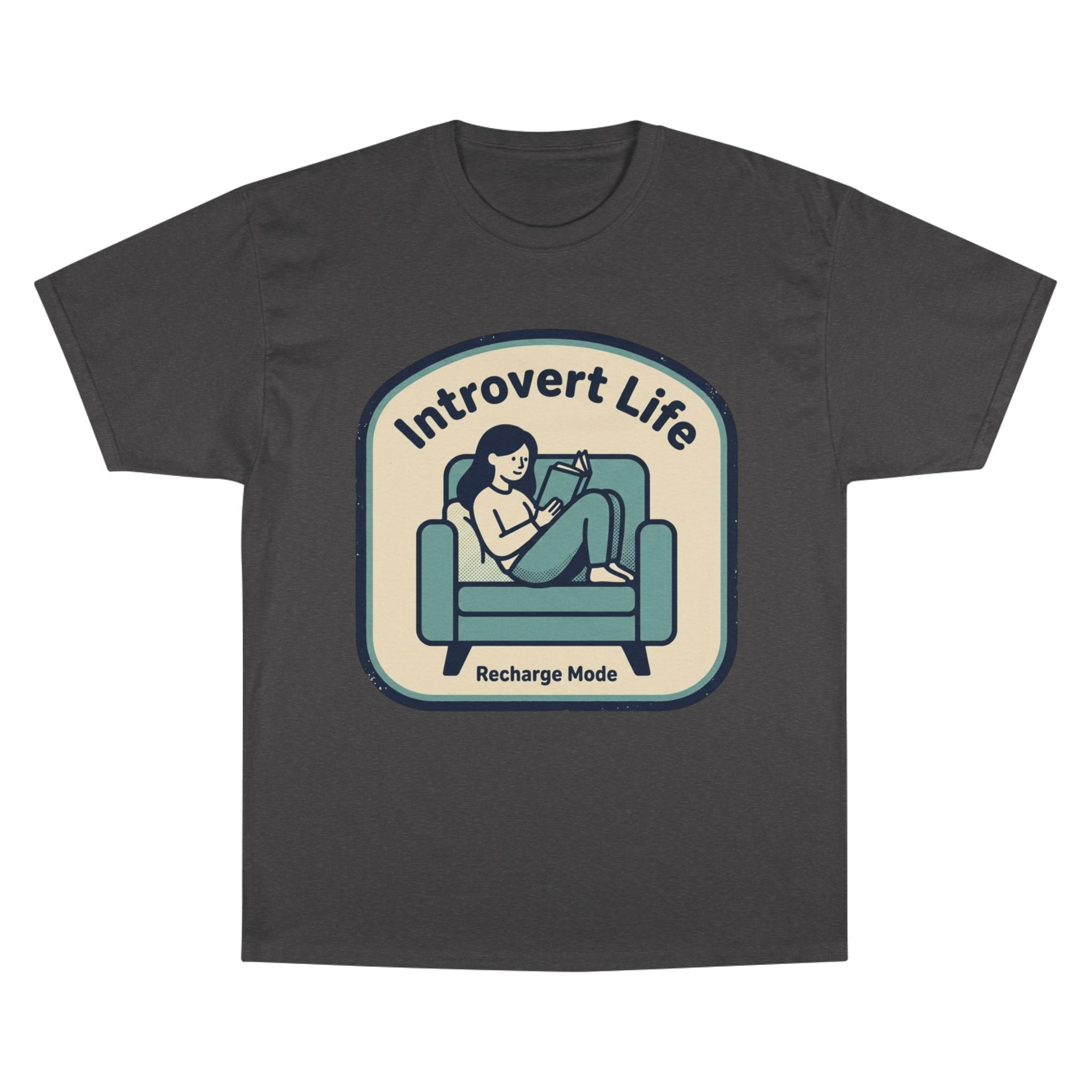 Introvert Life T-Shirt — "Recharge Mode" Cozy Lounge Tee