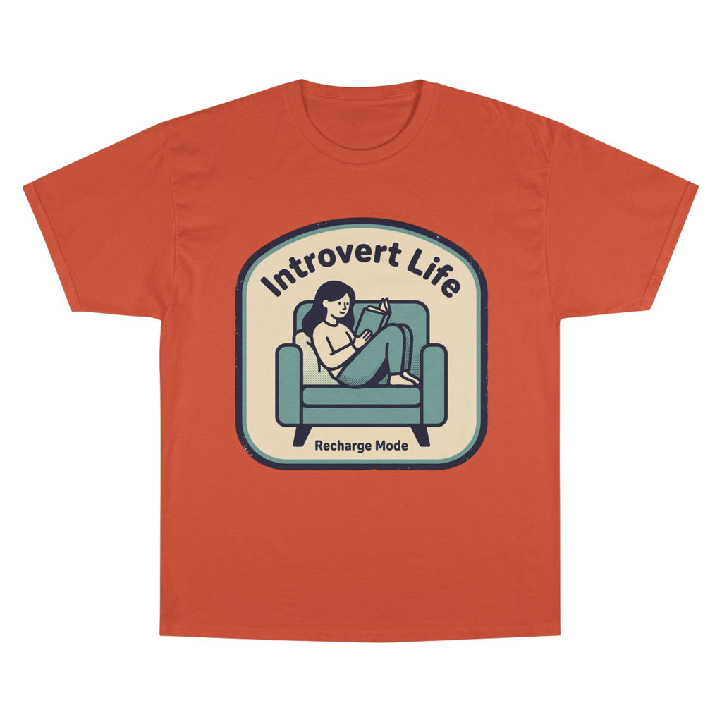 Introvert Life T-Shirt — "Recharge Mode" Cozy Lounge Tee