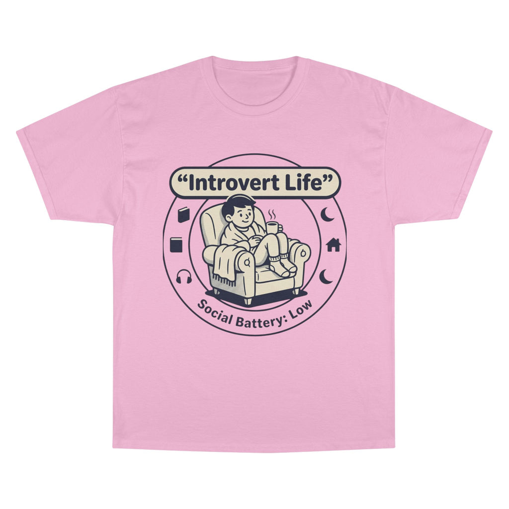Introvert Life T-Shirt — "Social Battery: Low" Graphic Tee