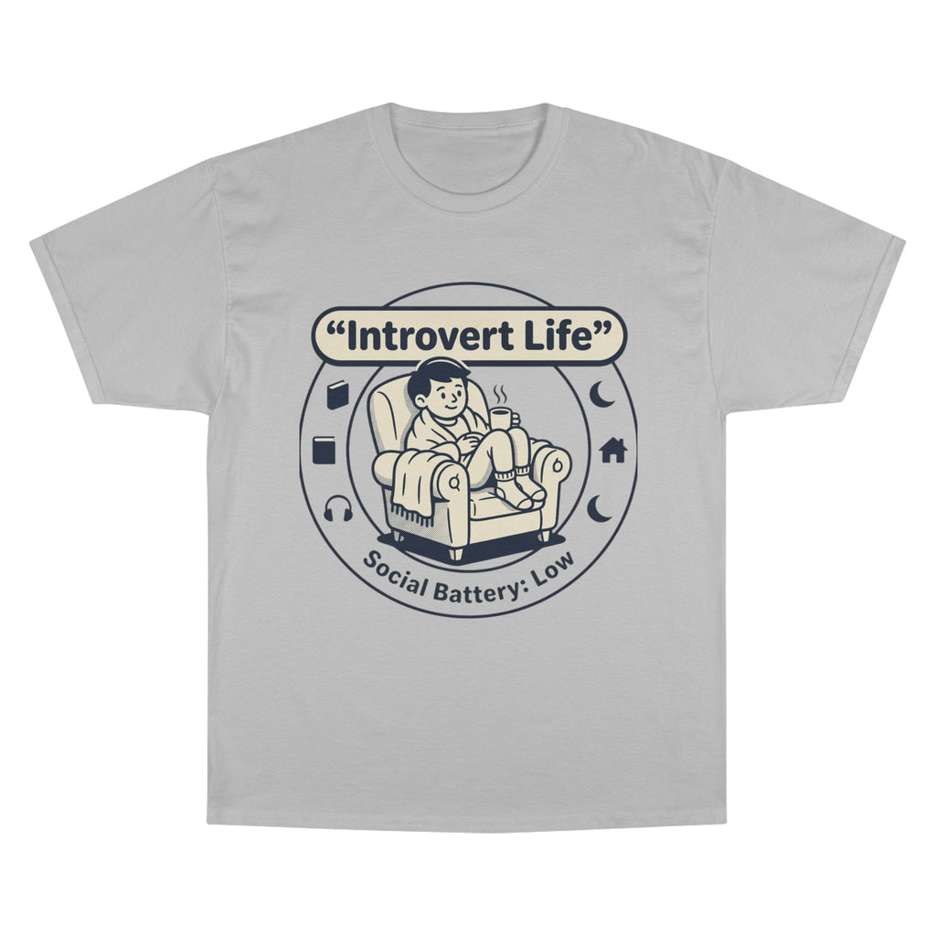 Introvert Life T-Shirt — "Social Battery: Low" Graphic Tee