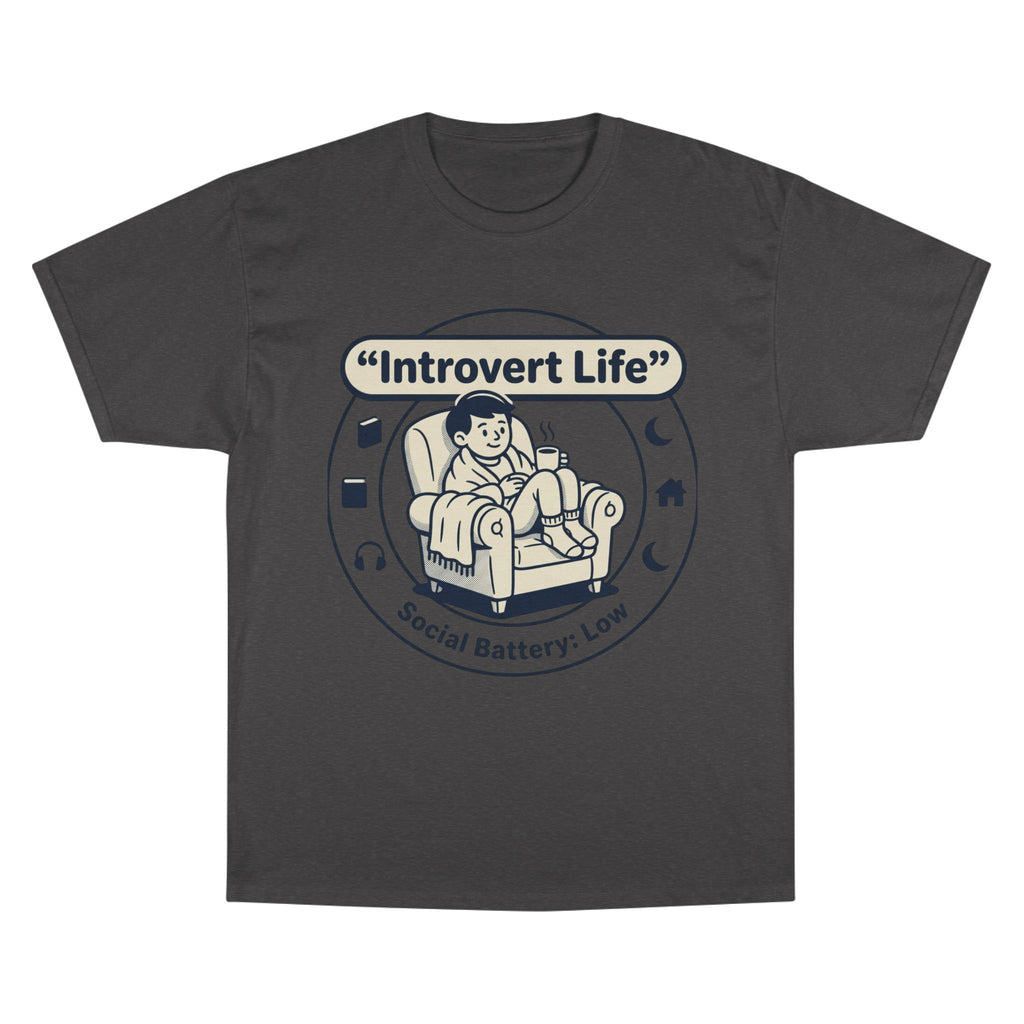 Introvert Life T-Shirt — "Social Battery: Low" Graphic Tee