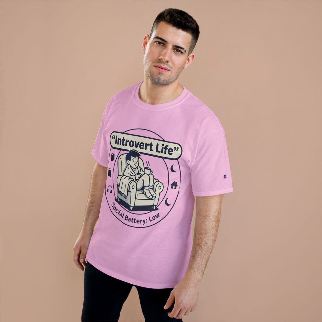 Introvert Life T-Shirt — "Social Battery: Low" Graphic Tee