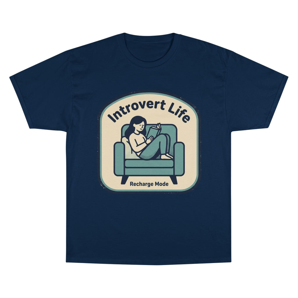 Introvert Life T-Shirt — "Recharge Mode" Cozy Lounge Tee