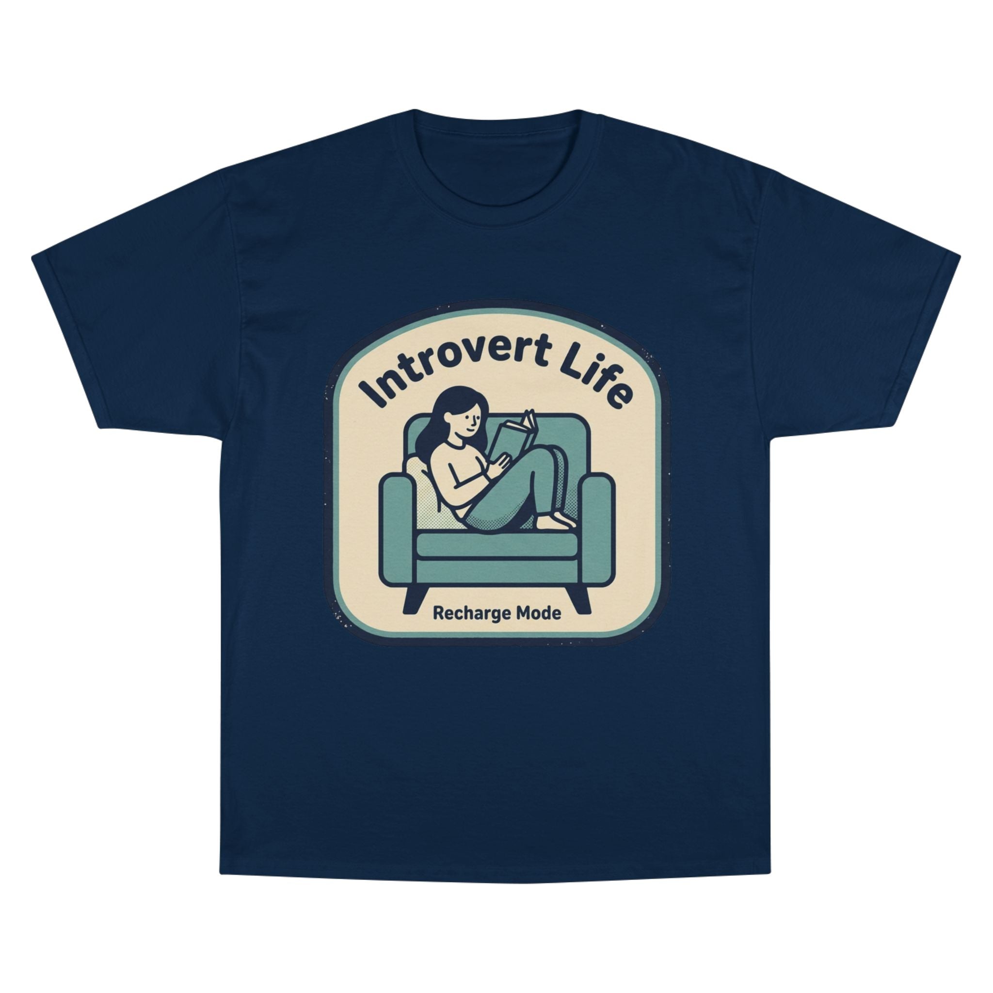 Introvert Life T-Shirt — "Recharge Mode" Cozy Lounge Tee