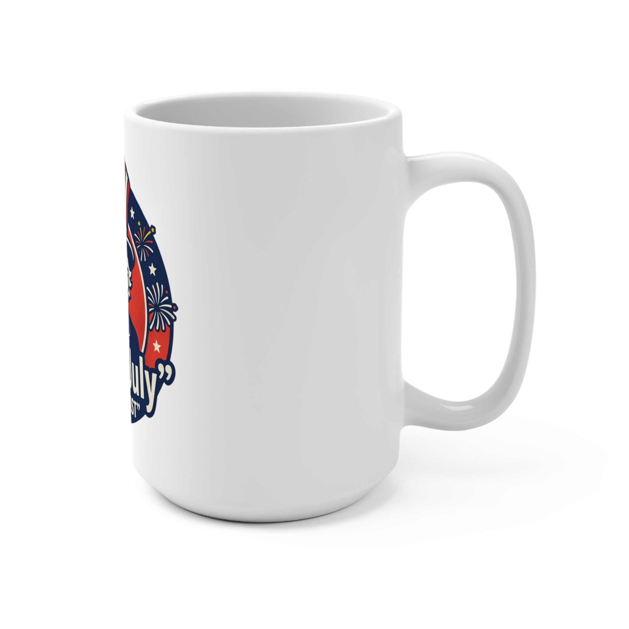 4th of July Ceramic Mug – 'It's a Blast' Patriotic Uncle Sam 15oz