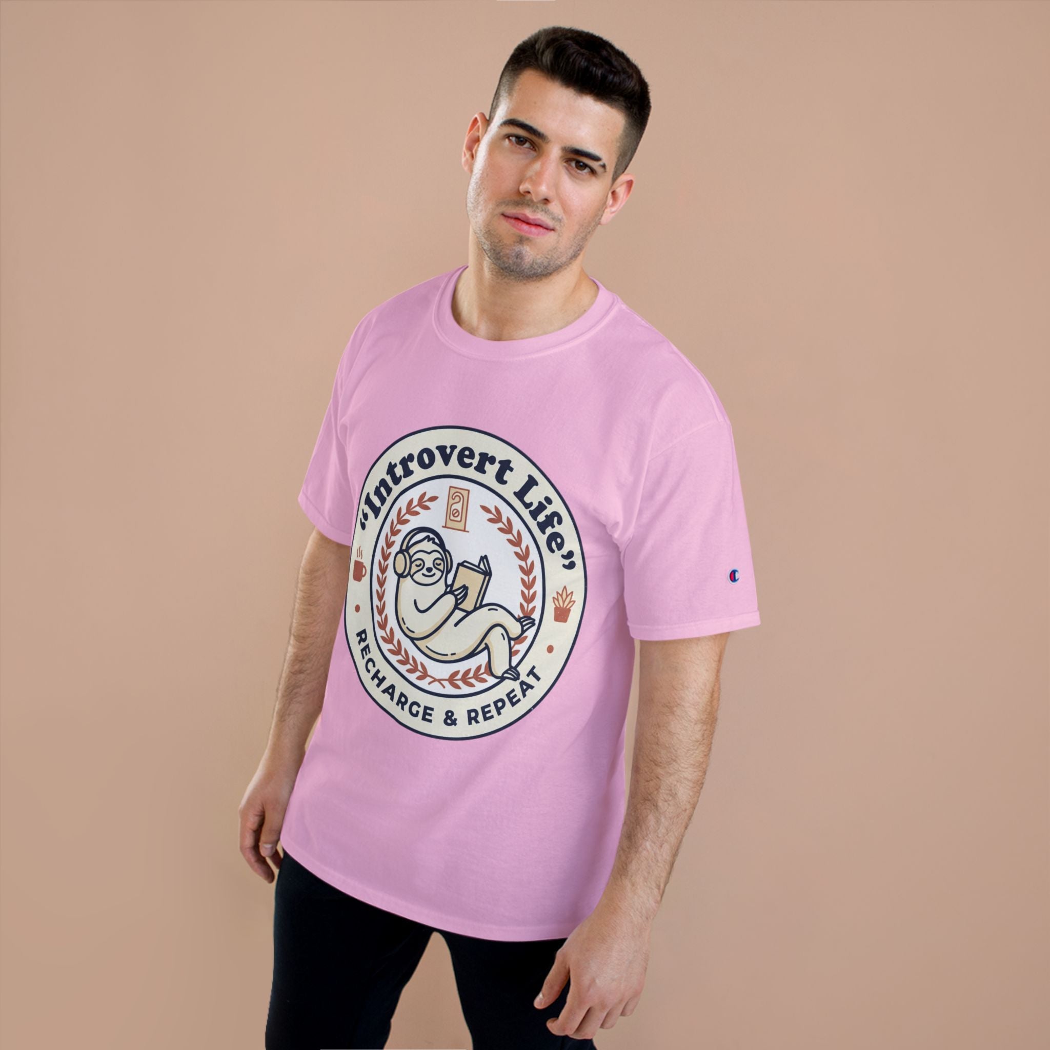Introvert Life T‑Shirt — "Introvert Life: Recharge & Repeat" Graphic Tee