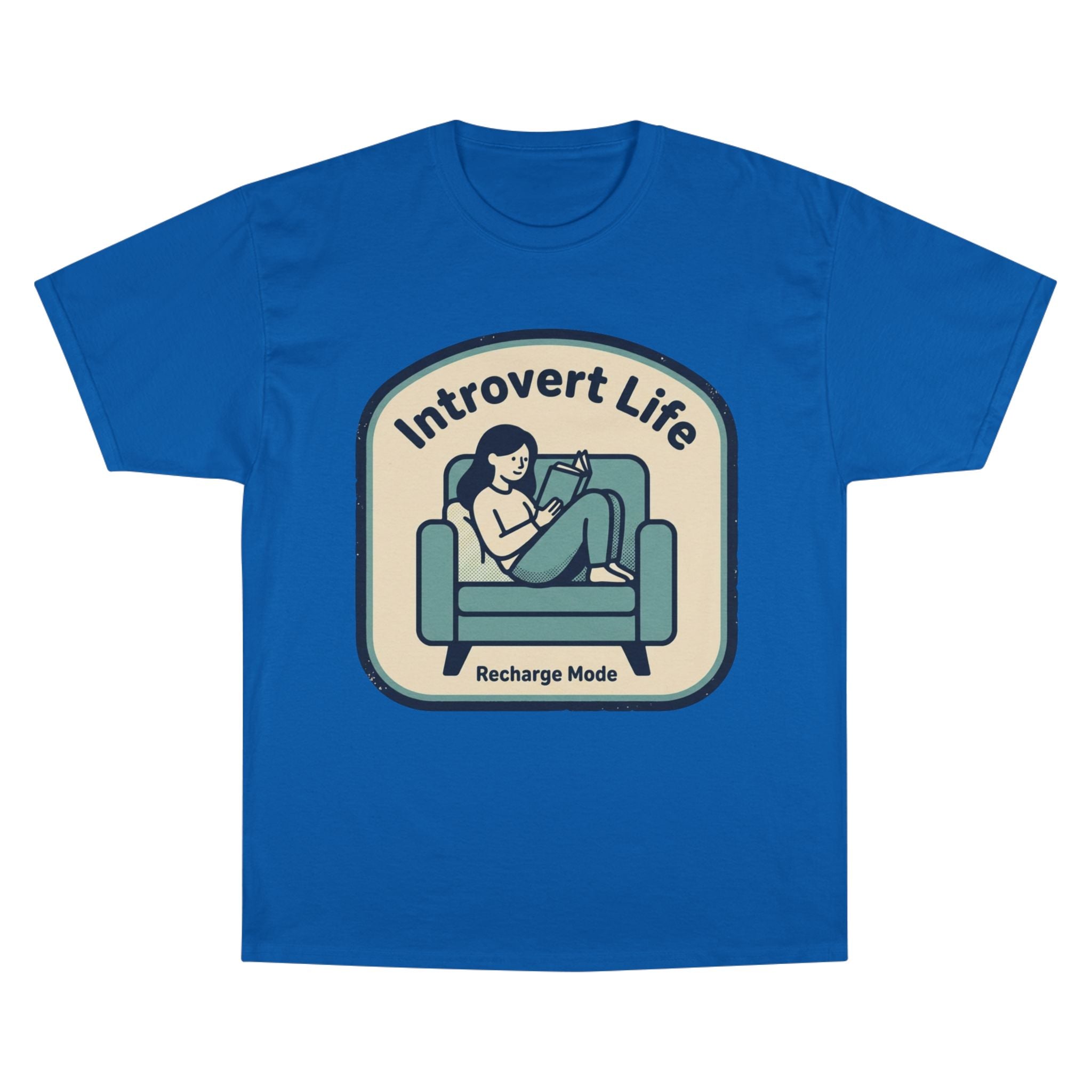 Introvert Life T-Shirt — "Recharge Mode" Cozy Lounge Tee