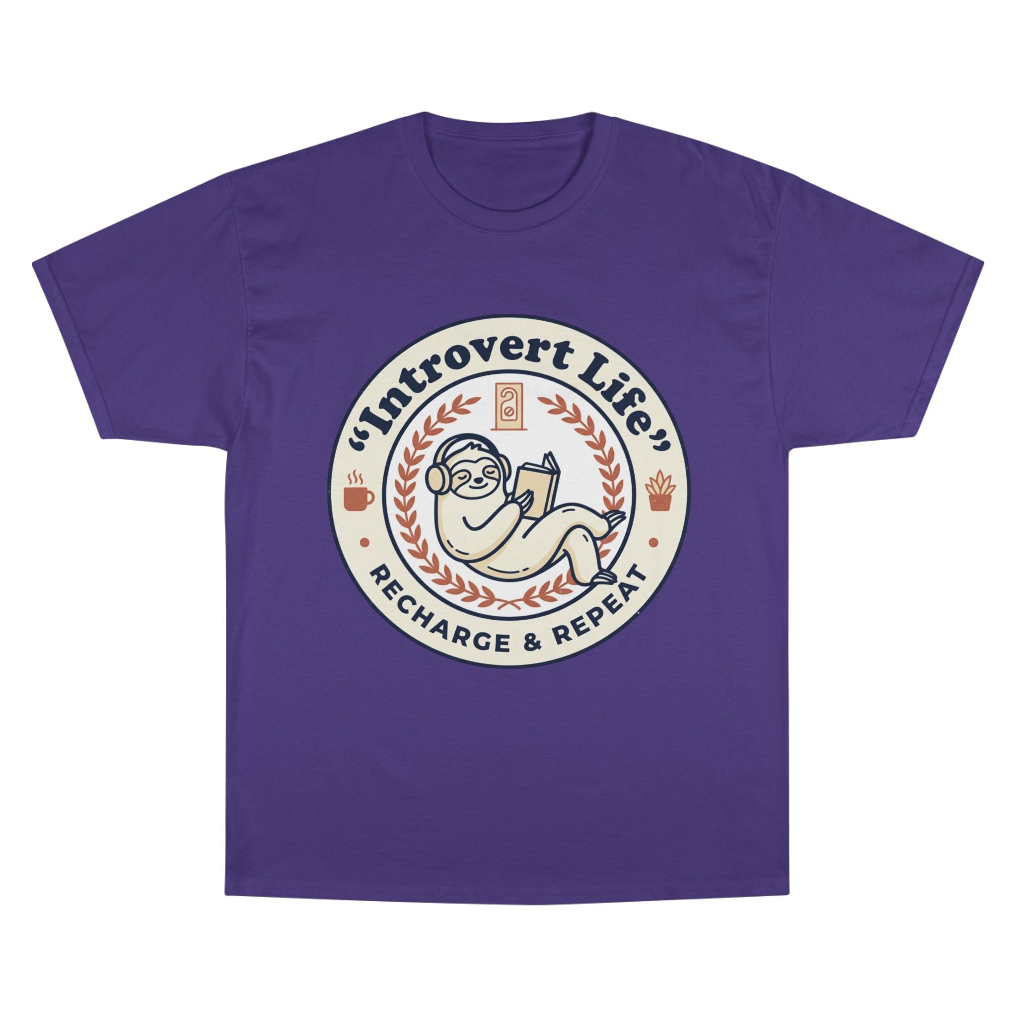 Introvert Life T‑Shirt — "Introvert Life: Recharge & Repeat" Graphic Tee