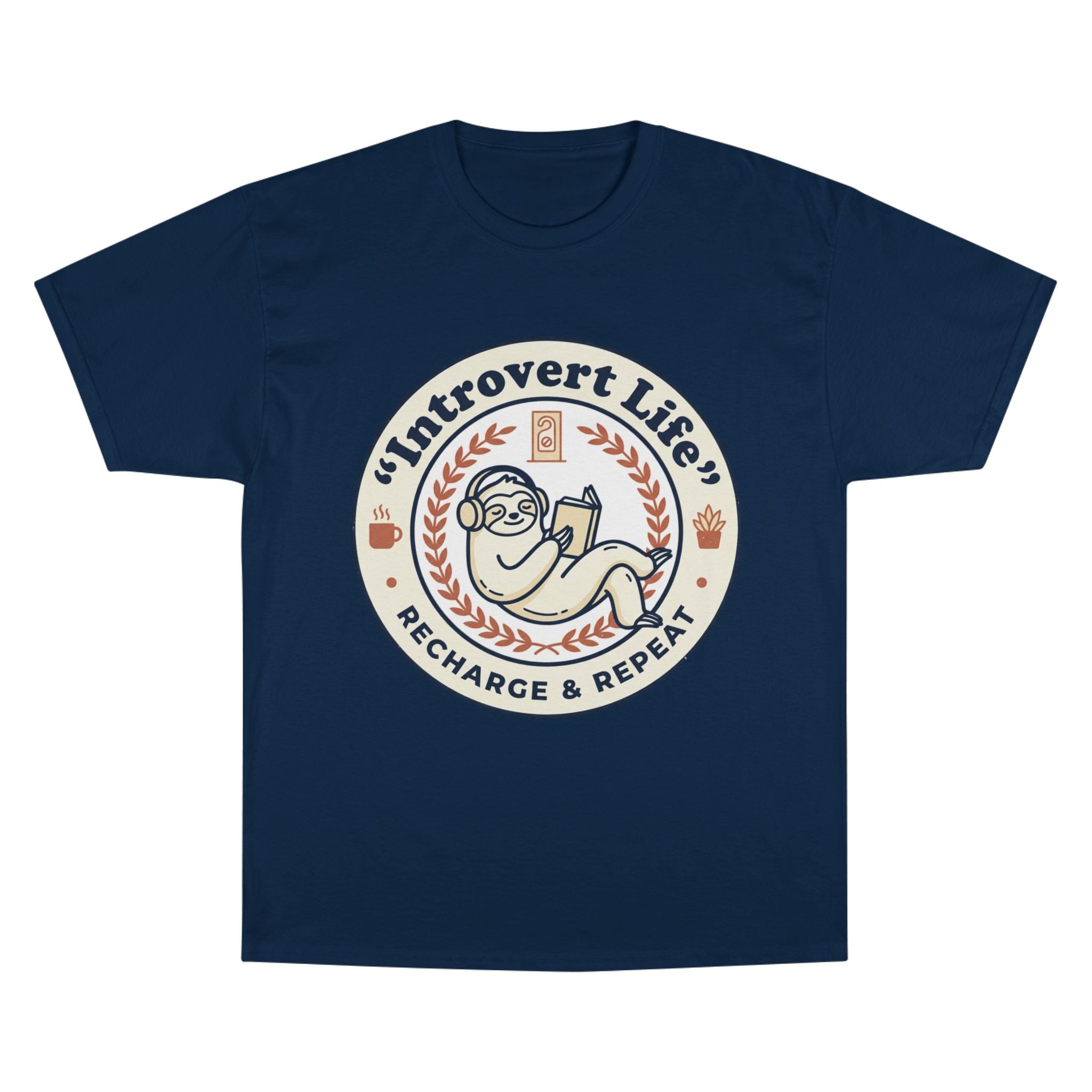 Introvert Life T‑Shirt — "Introvert Life: Recharge & Repeat" Graphic Tee