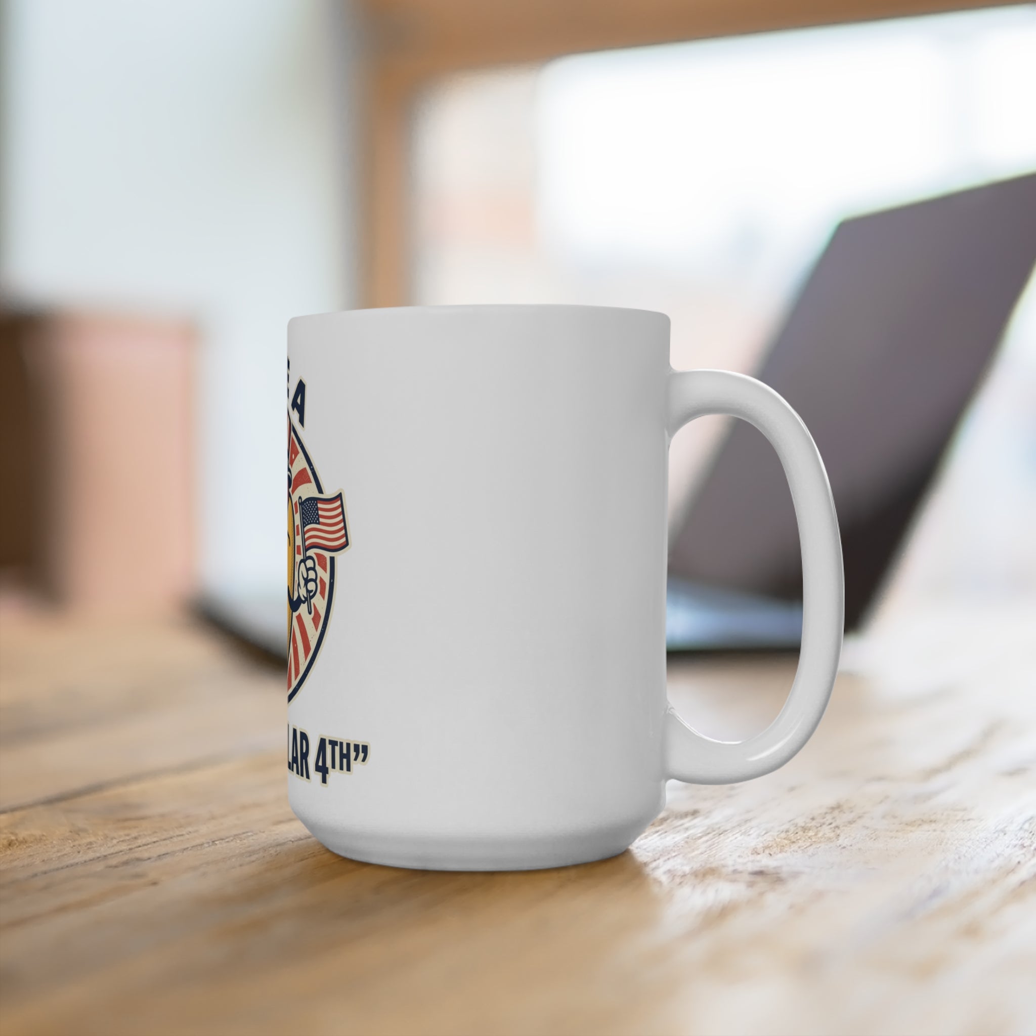 4th of July Hot Dog Mug – "Have a Spark-Tacular 4th" 15oz Patriotic Coffee Cup