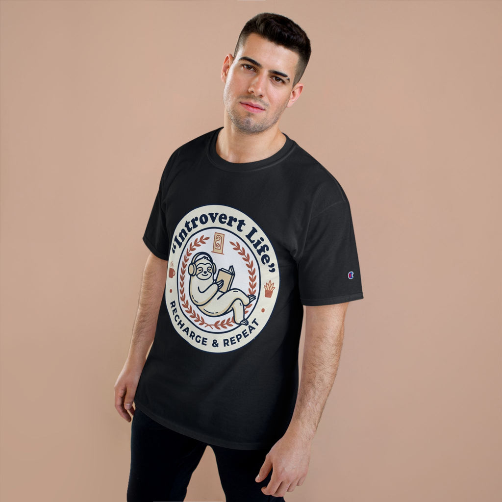 Introvert Life T‑Shirt — "Introvert Life: Recharge & Repeat" Graphic Tee
