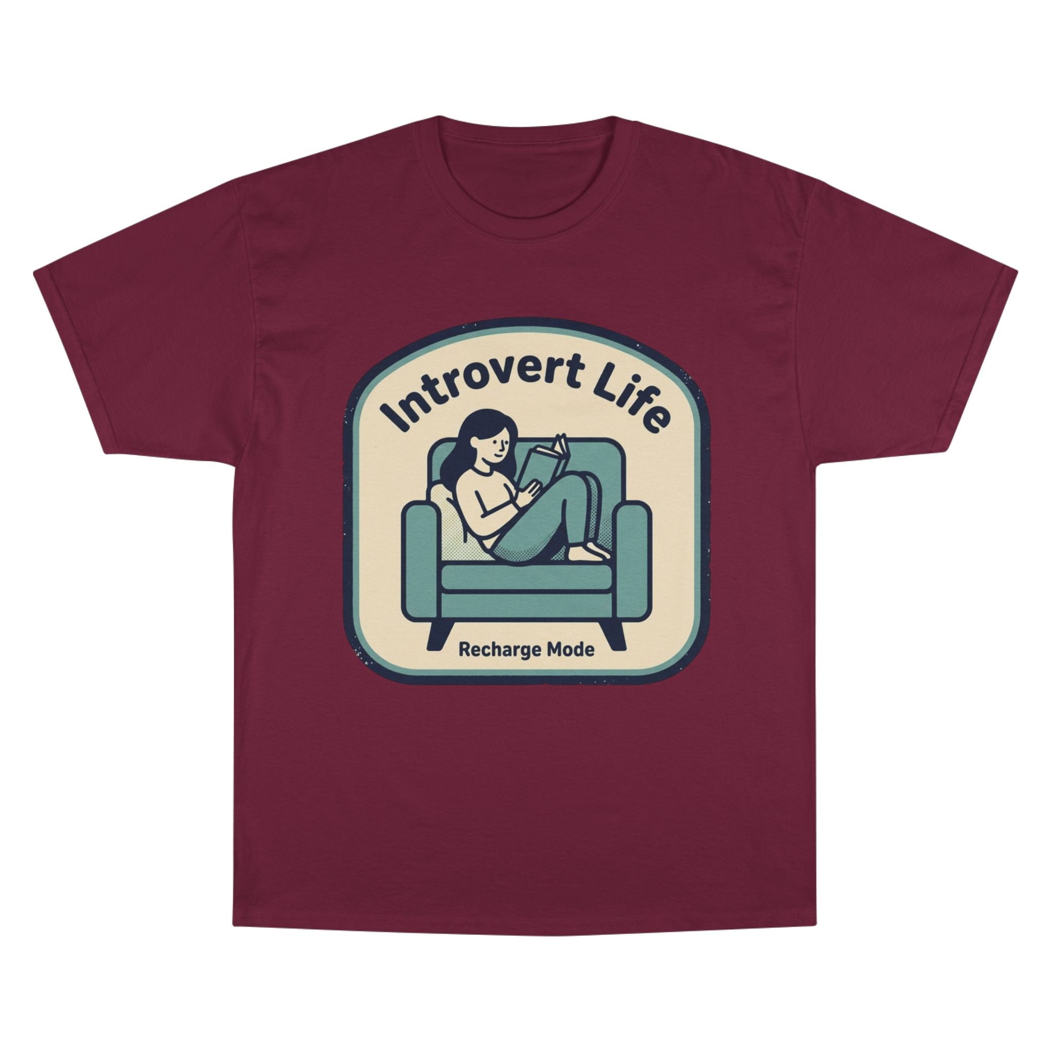 Introvert Life T-Shirt — "Recharge Mode" Cozy Lounge Tee