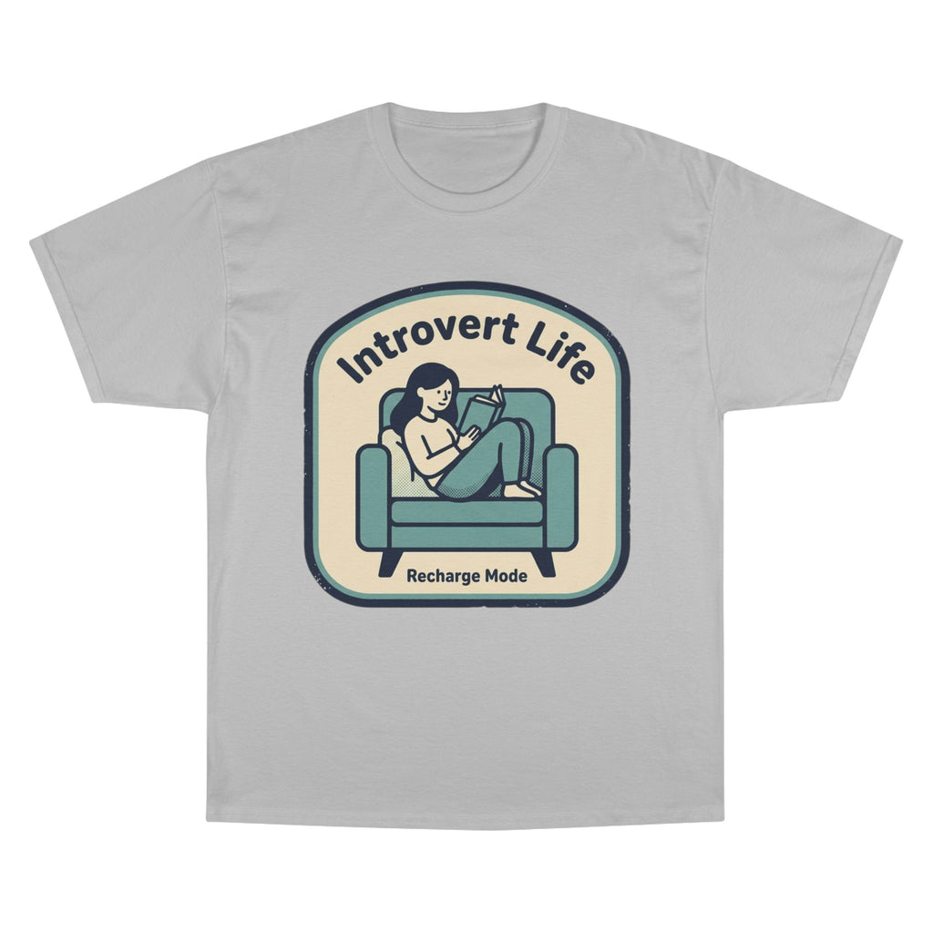 Introvert Life T-Shirt — "Recharge Mode" Cozy Lounge Tee
