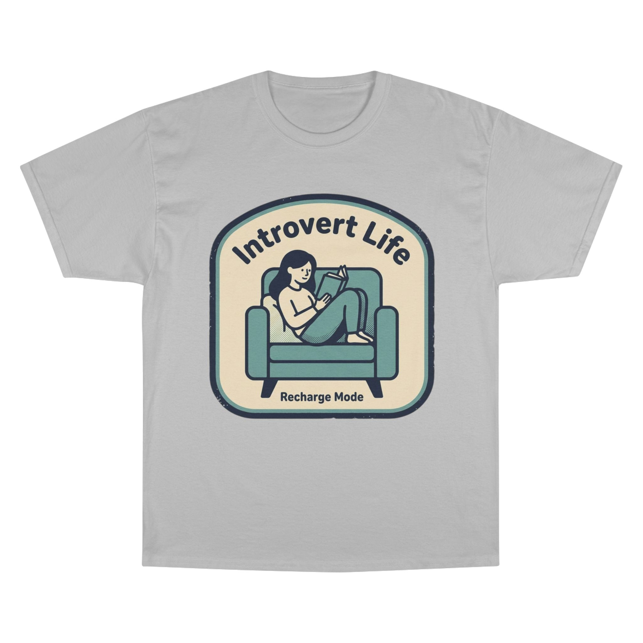 Introvert Life T-Shirt — "Recharge Mode" Cozy Lounge Tee