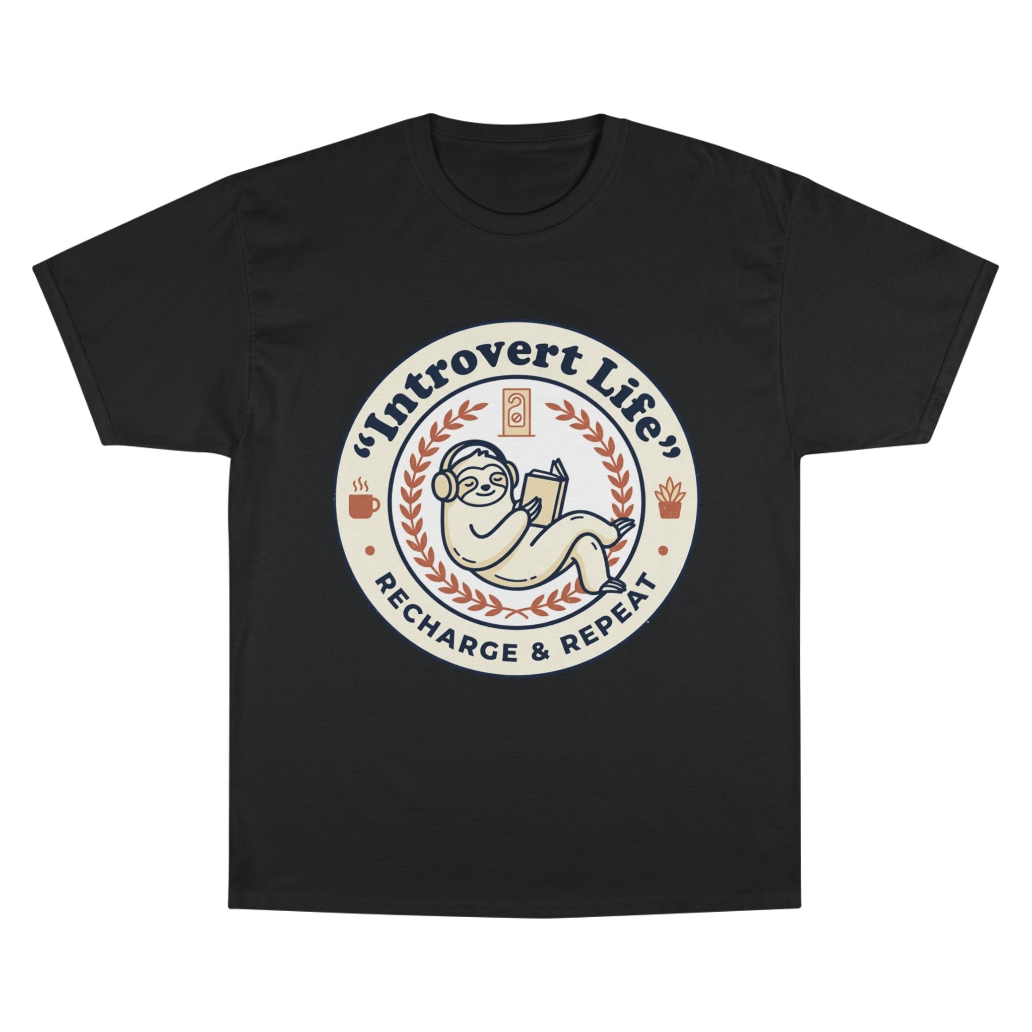 Introvert Life T‑Shirt — "Introvert Life: Recharge & Repeat" Graphic Tee