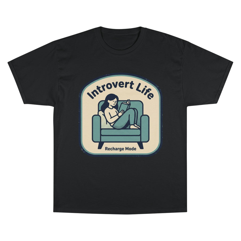 Introvert Life T-Shirt — "Recharge Mode" Cozy Lounge Tee