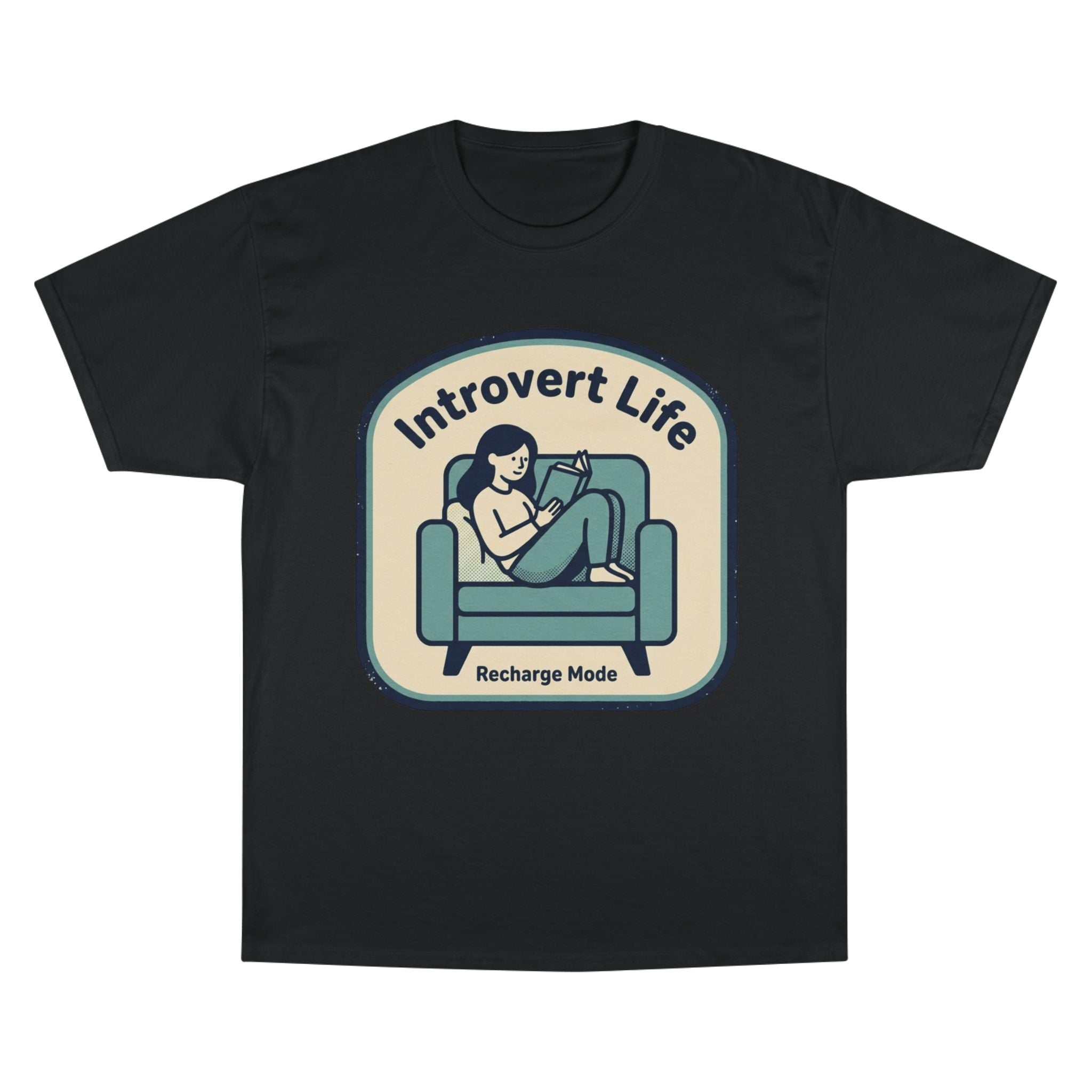 Introvert Life T-Shirt — "Recharge Mode" Cozy Lounge Tee