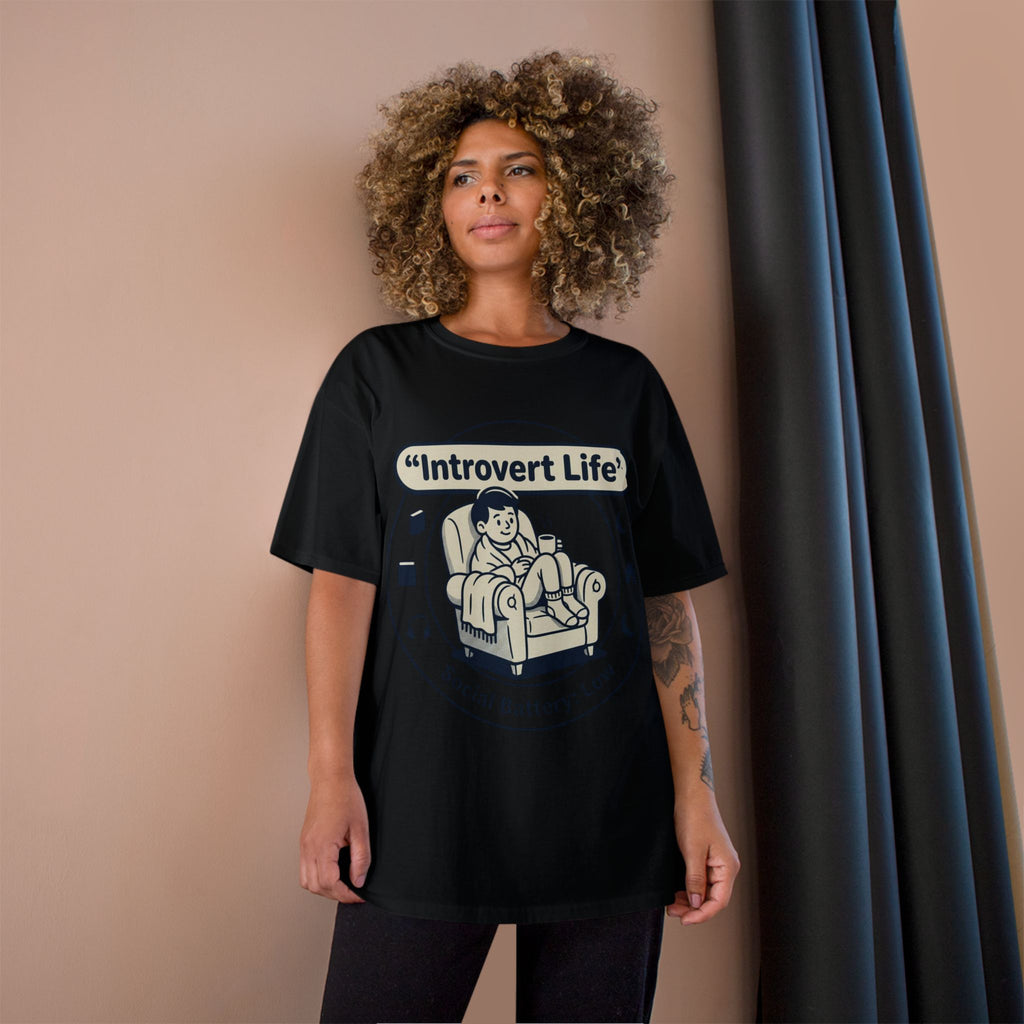 Introvert Life T-Shirt — "Social Battery: Low" Graphic Tee