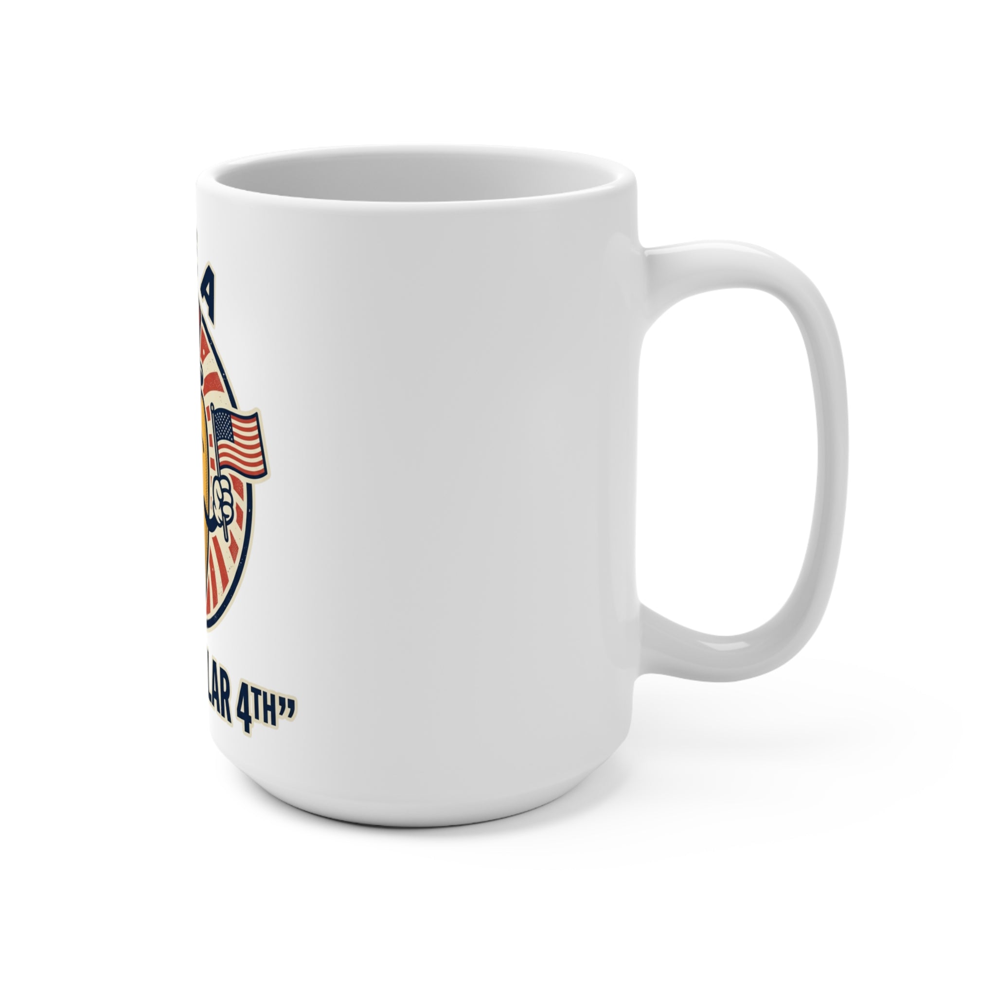 4th of July Hot Dog Mug – "Have a Spark-Tacular 4th" 15oz Patriotic Coffee Cup