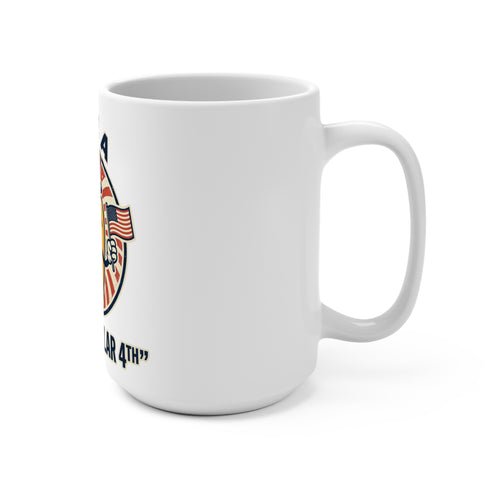 4th of July Hot Dog Mug – "Have a Spark-Tacular 4th" 15oz Patriotic Coffee Cup