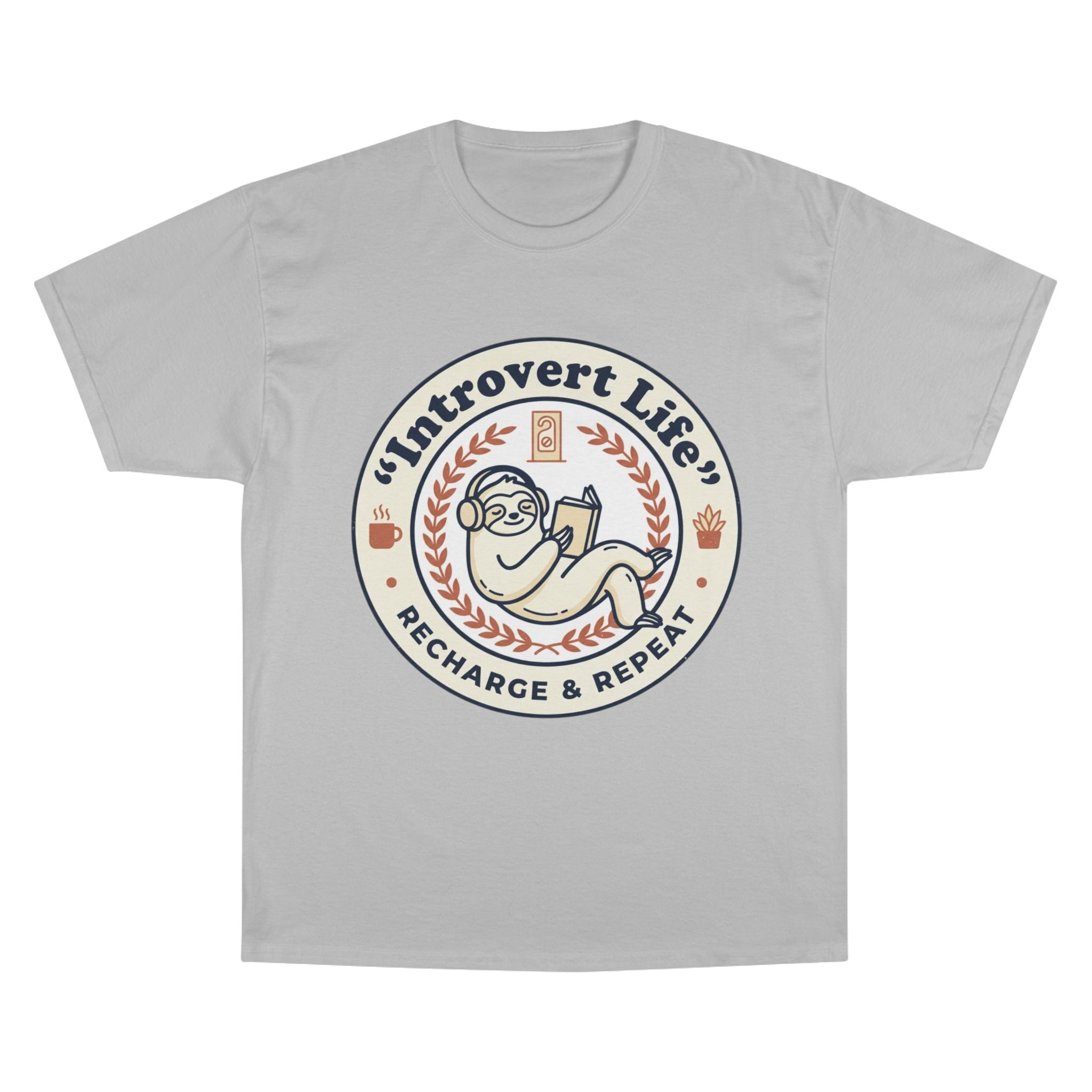 Introvert Life T‑Shirt — "Introvert Life: Recharge & Repeat" Graphic Tee