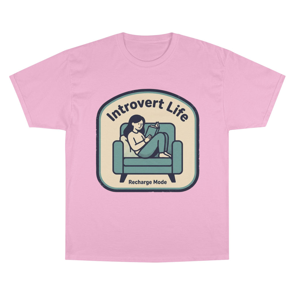 Introvert Life T-Shirt — "Recharge Mode" Cozy Lounge Tee