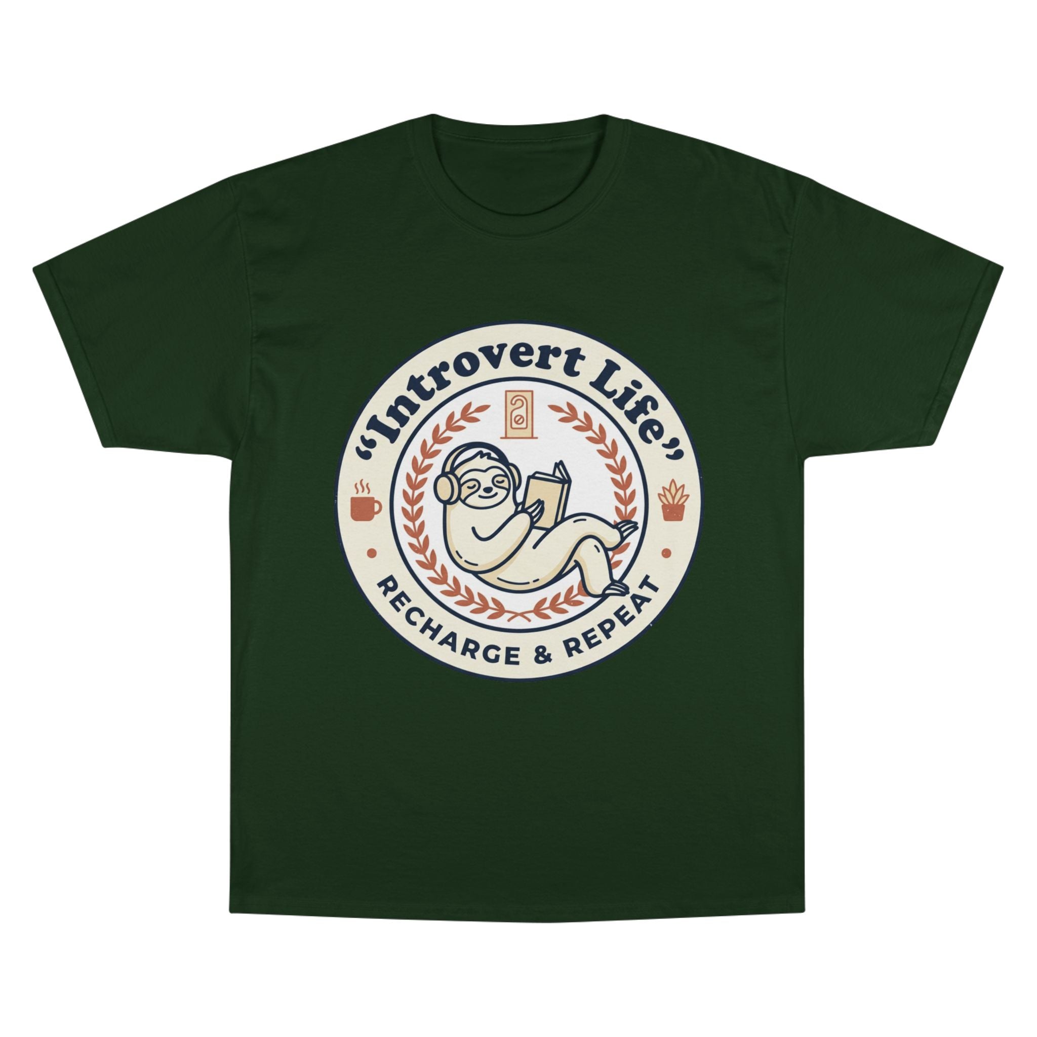 Introvert Life T‑Shirt — "Introvert Life: Recharge & Repeat" Graphic Tee