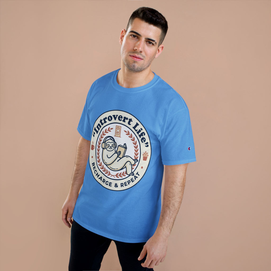Introvert Life T‑Shirt — "Introvert Life: Recharge & Repeat" Graphic Tee