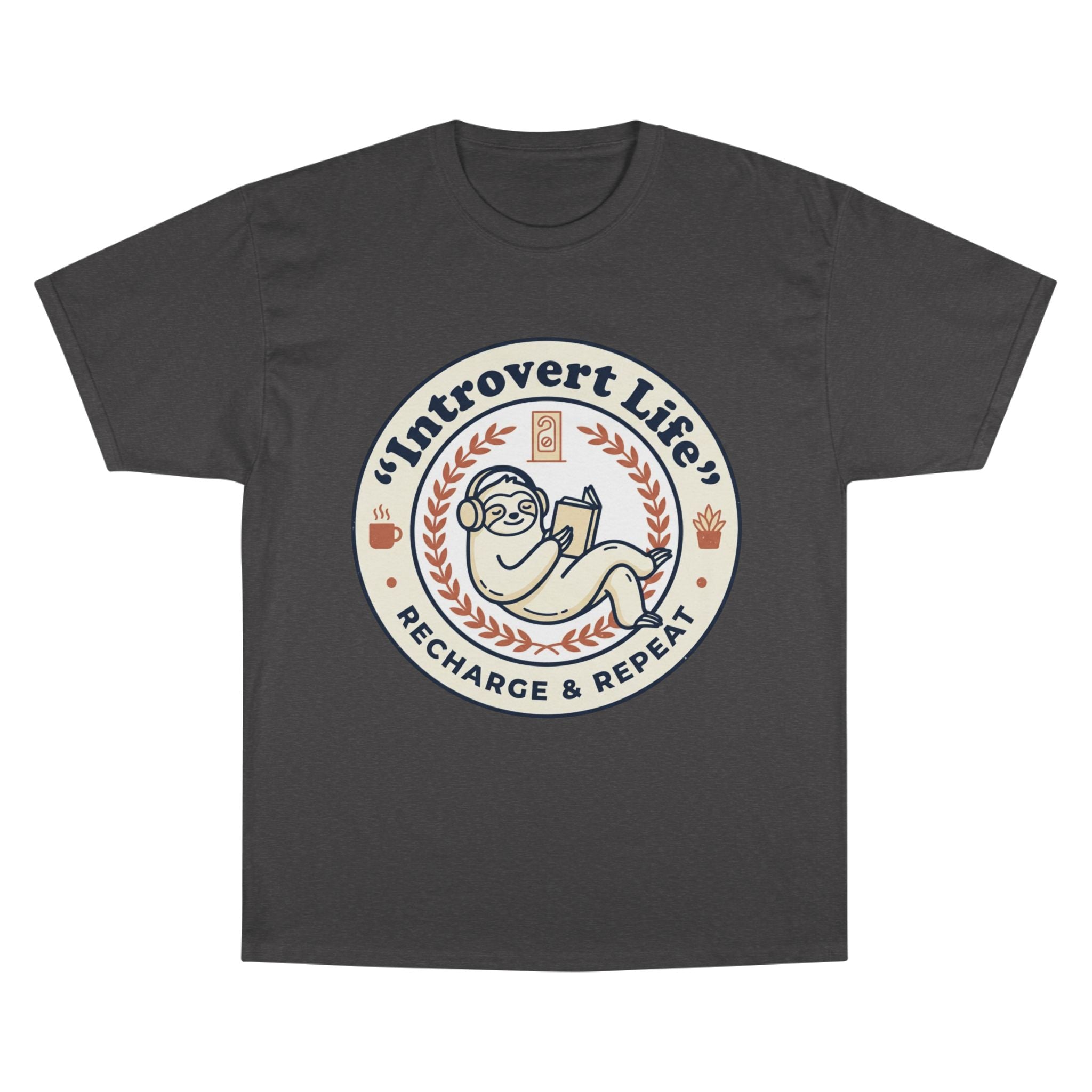 Introvert Life T‑Shirt — "Introvert Life: Recharge & Repeat" Graphic Tee